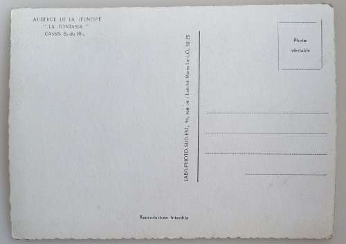 Vintage postcard: La Fontasse