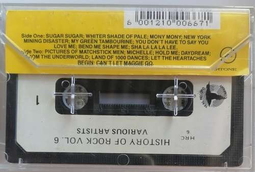 The history of rock vol 6 tape