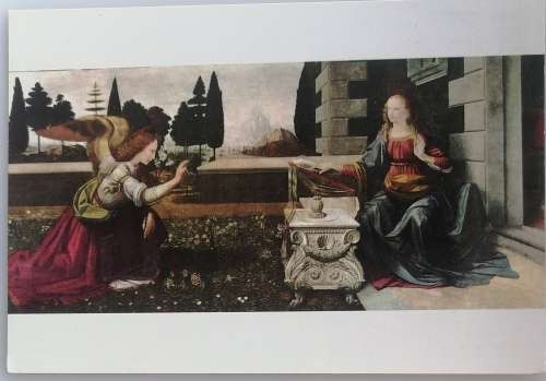 Vintage postcard: Leonardo da Vinci