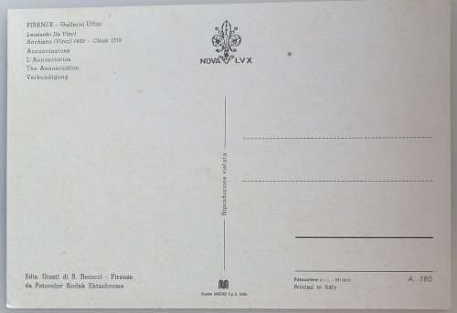 Vintage postcard: Leonardo da Vinci