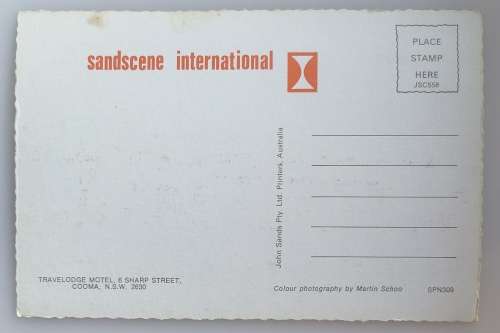 Vintage postcard: Travelodge motel
