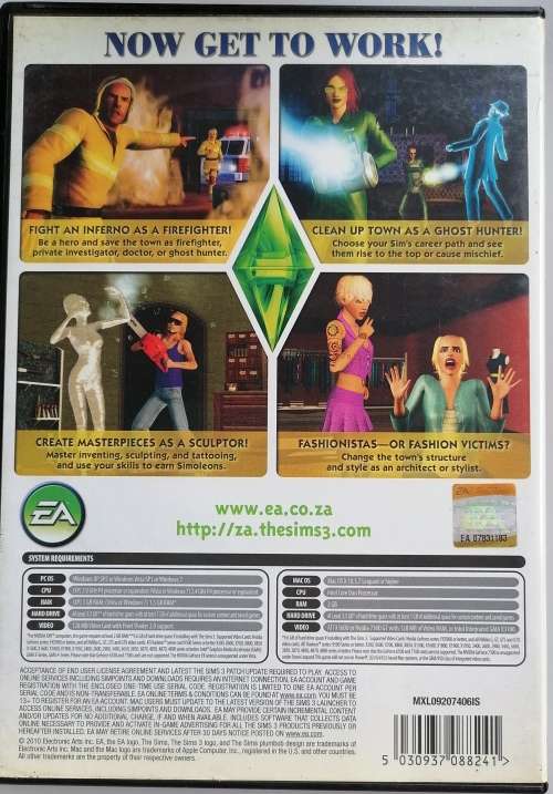The Sims 3: Ambitions Expansion pack PC