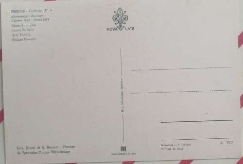 Vintage postcard: Firenze