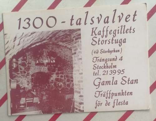 Vintage postcard: 1300 talsvalvet