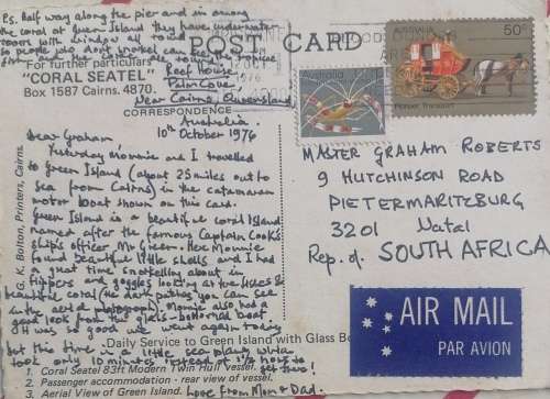 Vintage postcard: Coral Seatel