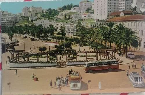 Vintage postcard: Tanger - avenue d`Espagne