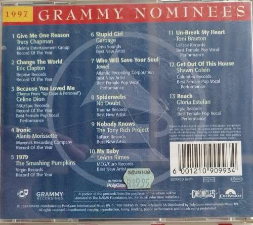 1997 Grammy nominees cd