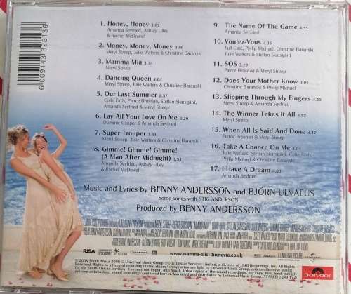 Mama Mia - The movie soundtrack cd
