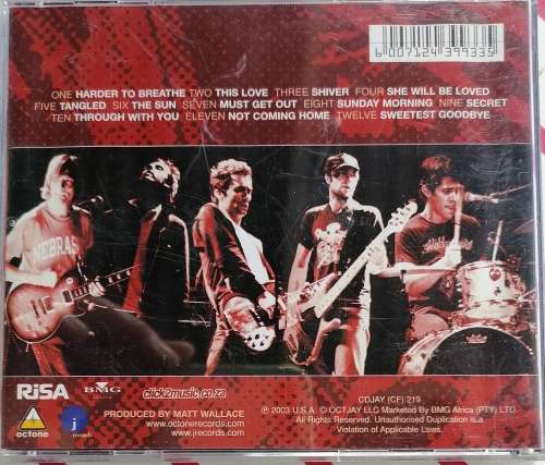 Maroon 5 - Songs about Jane cd