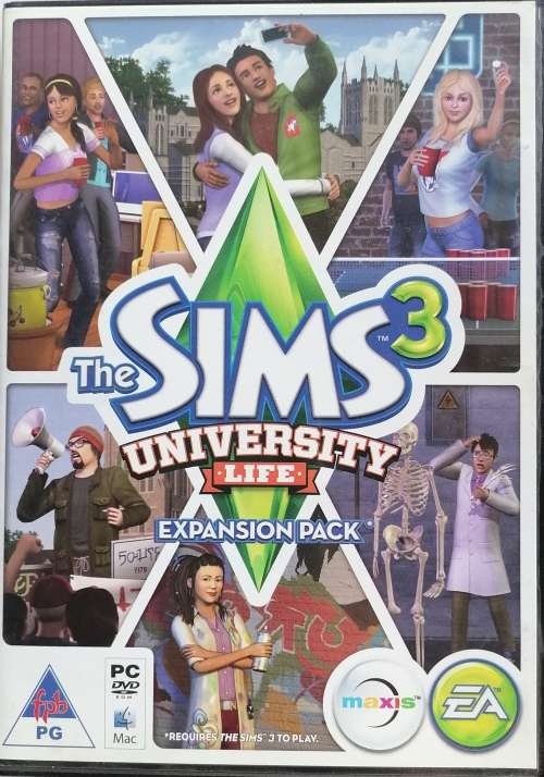 The Sims 3: University life expansion pack PC