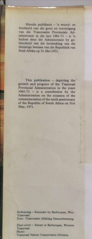 Transvaal 1961-71
