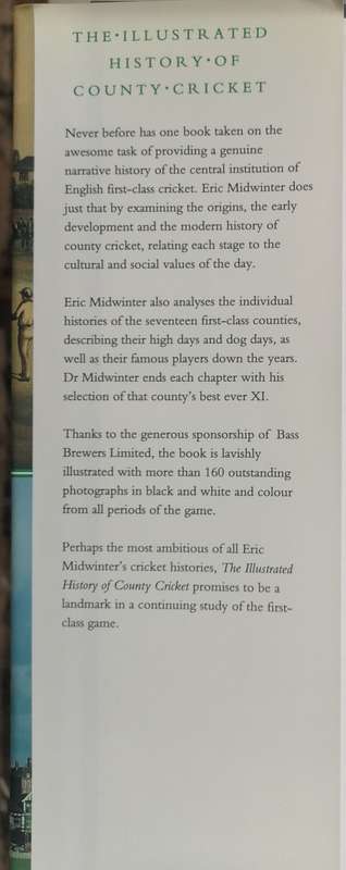 The illustrated history of county cricket