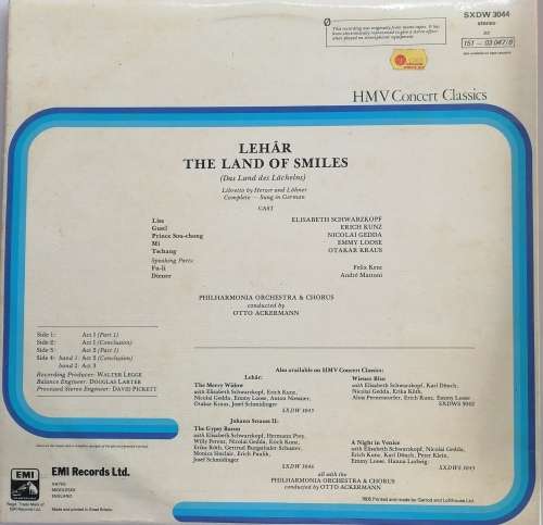 Lehar The land of smiles double LP