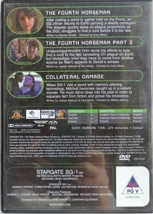 Stargate no 61 dvd