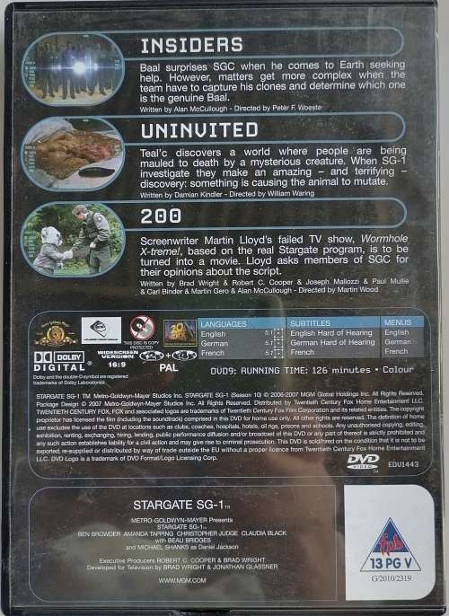 Stargate no 65 dvd