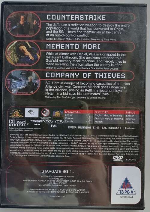Stargate no 66 dvd