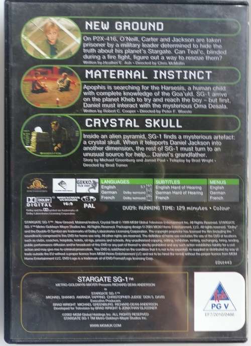 Stargate no 21 dvd