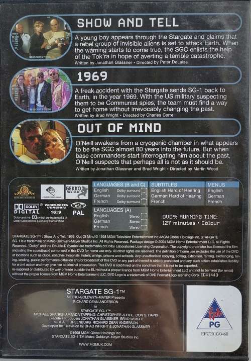 Stargate no 14 dvd