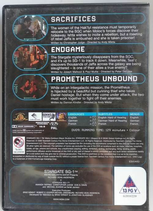 Stargate no 54 dvd