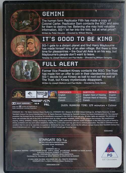 Stargate no 55 dvd