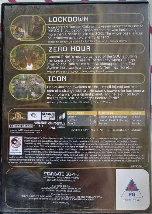 Stargate no 52 dvd