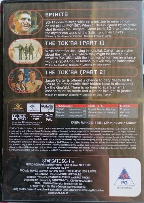 Stargate no 11 dvd
