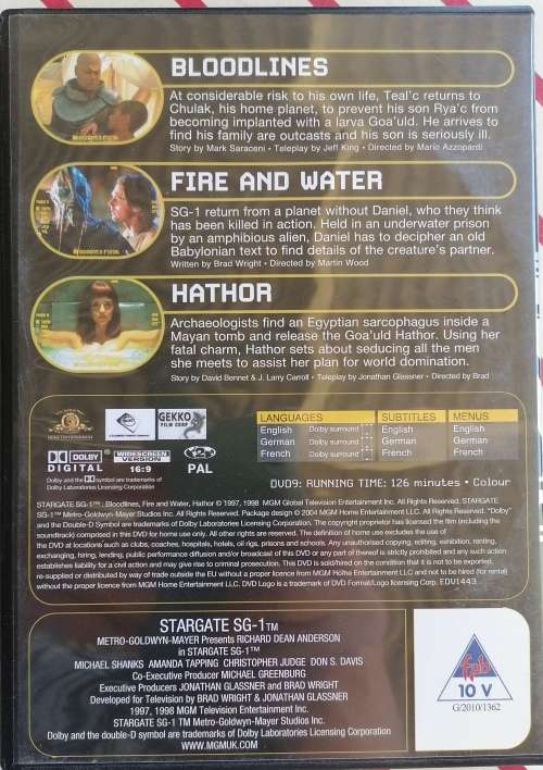 Stargate no 4 dvd