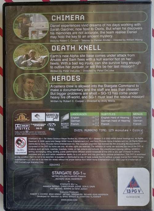 Stargate no 49 dvd