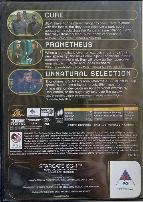 Stargate no 40 dvd