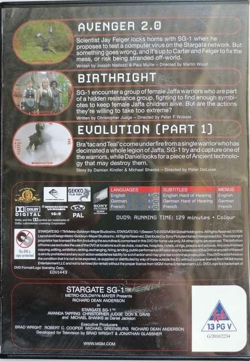 Stargate no 47 dvd
