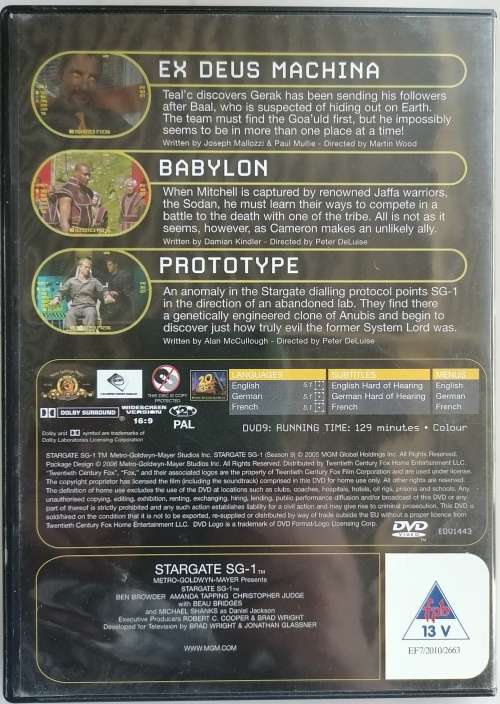 Stargate no 60 dvd
