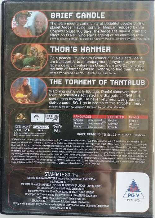Stargate no 3 dvd