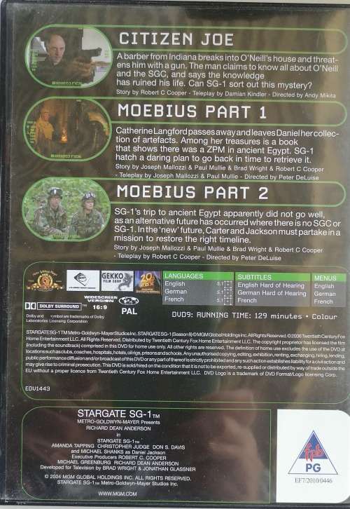Stargate no 57 dvd