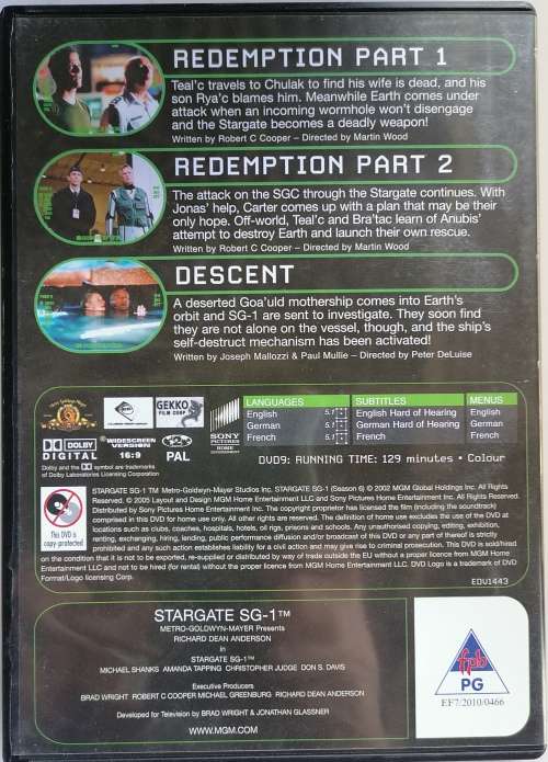 Stargate no 37 dvd