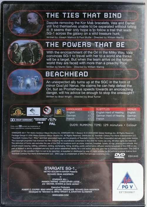 Stargate no 59 dvd