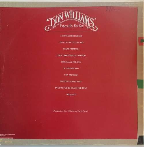 Don Williams - Especially for you LP