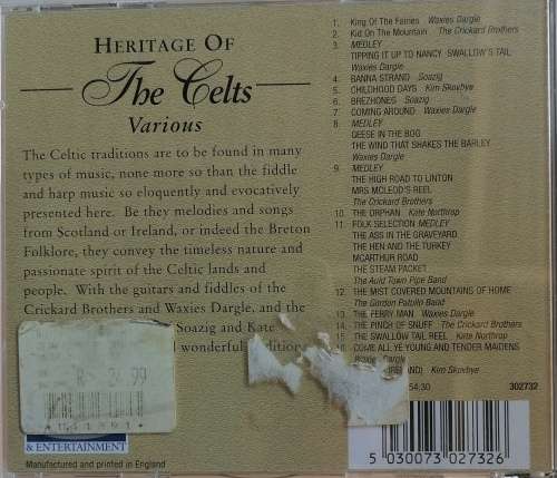 Heritage of The Celts cd