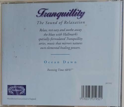 Tranquillity ocean dawn cd