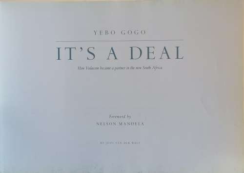 It`s a deal, how Vodacom became a partner in the new South Africa