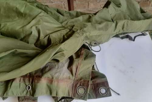 Vintage army poncho