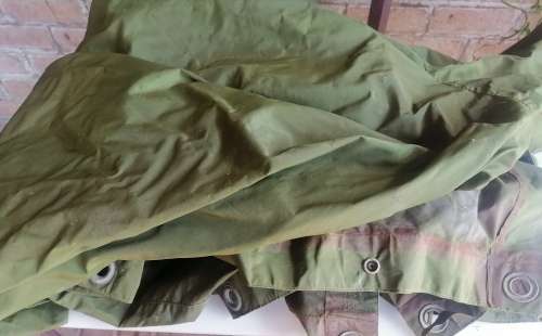 Vintage army poncho