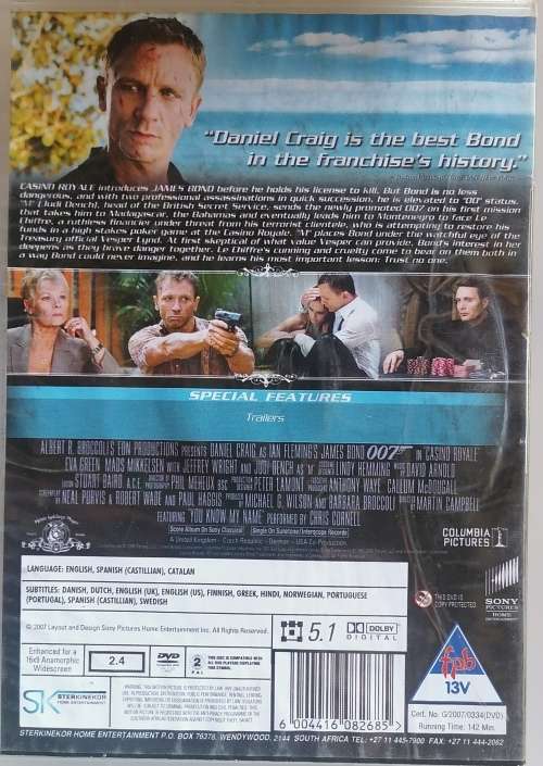 Casino Royale dvd