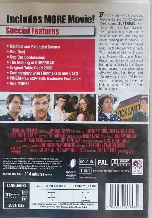 Superbad dvd