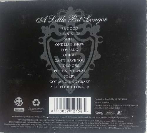 Jonas Brothers - A little bit longer cd
