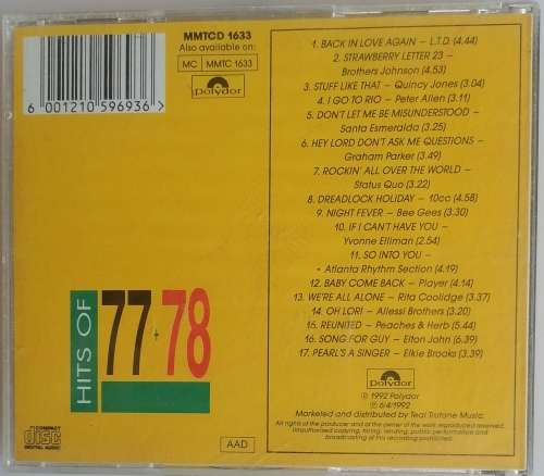 Hits of 77+78 cd