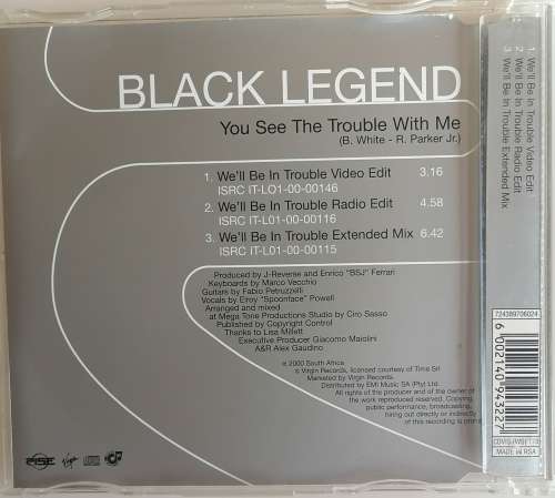 Black Legend - You see the trouble with me cd