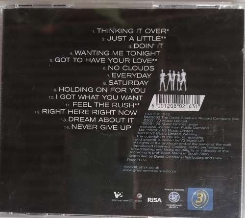 Liberty X - Thinking it over cd