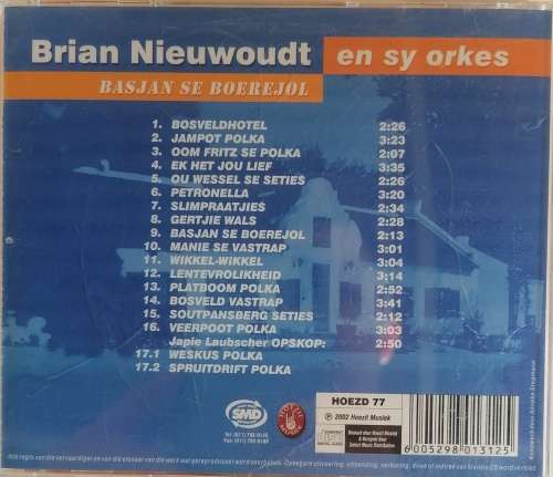 Brian Nieuwoudt en sy orkes cd