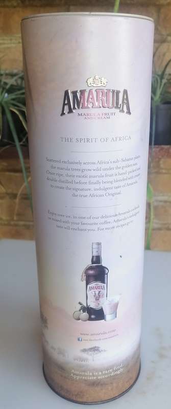 Amarula tin (empty)