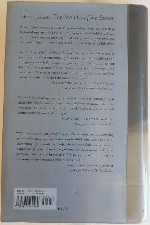 The scandal of the season by Sophie Gee